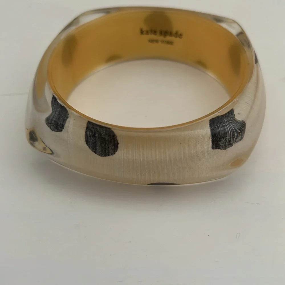 Vintage kate spade new york Pop Art IKAT Resin bangle bracelet - Picture 5 of 8